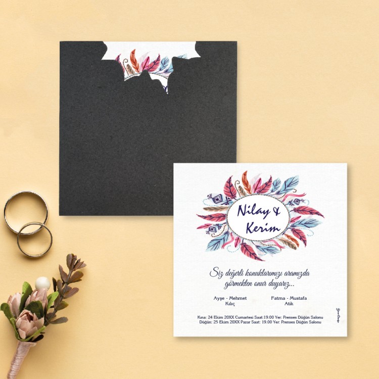 Beren Kare Davetiye 0739 - Detay Görseli 5